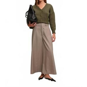 NEW DELUC phineas v-neck cardigan in army